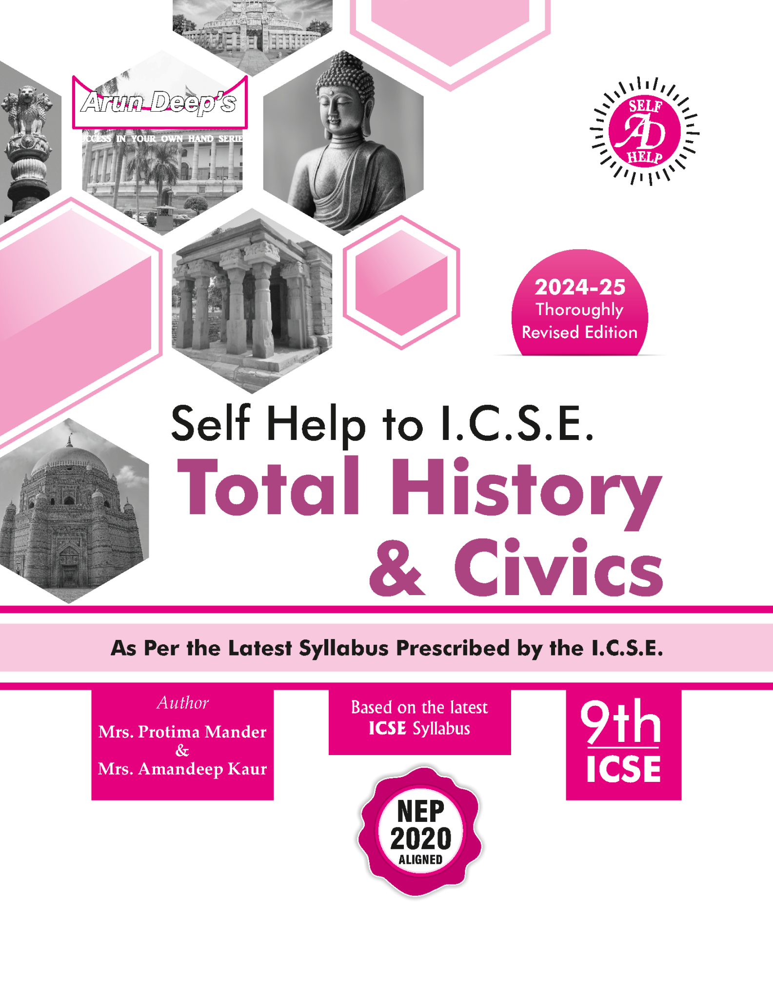 Arun Deeps Self Help To ICSE Total History Civics Class 9 2024 25