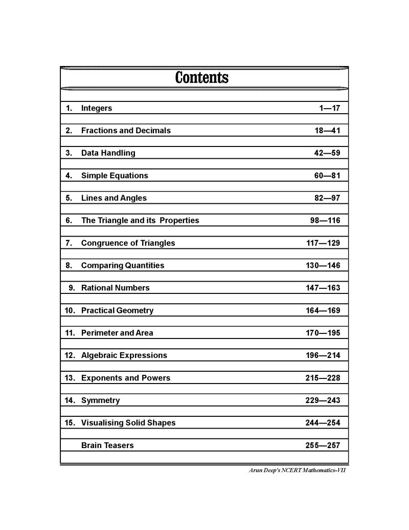 class 7 maths textbook pdf cbse