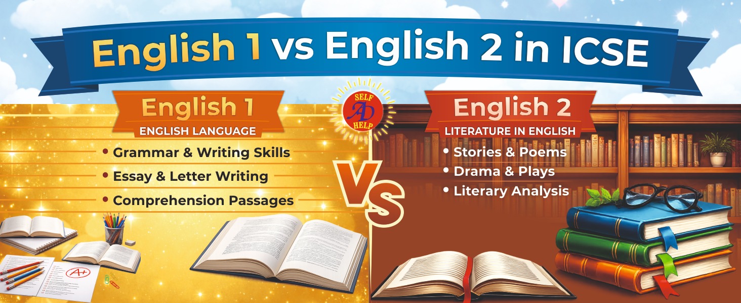What Is English 1 and English 2 in ICSE?