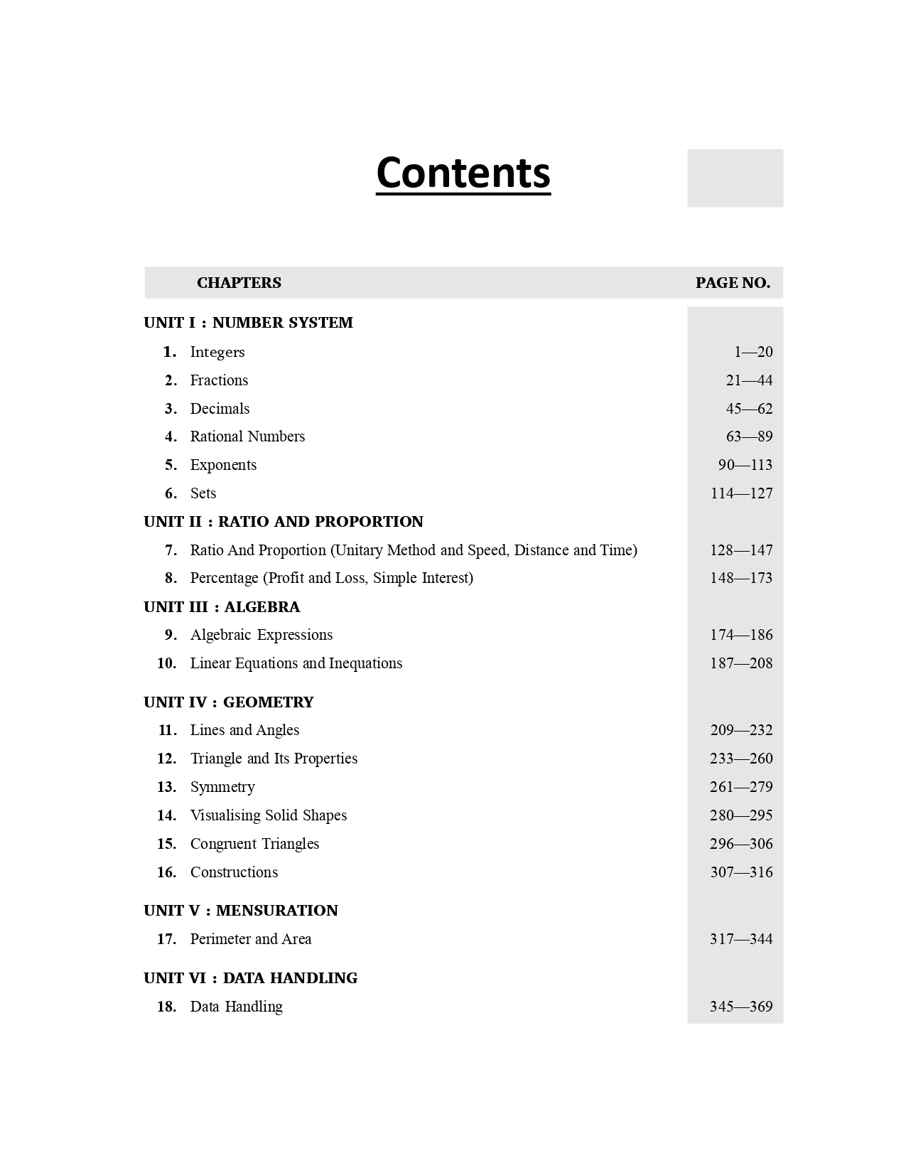 Arundeep Self-Help to ICSE Frank EMU Mathematics Class 7