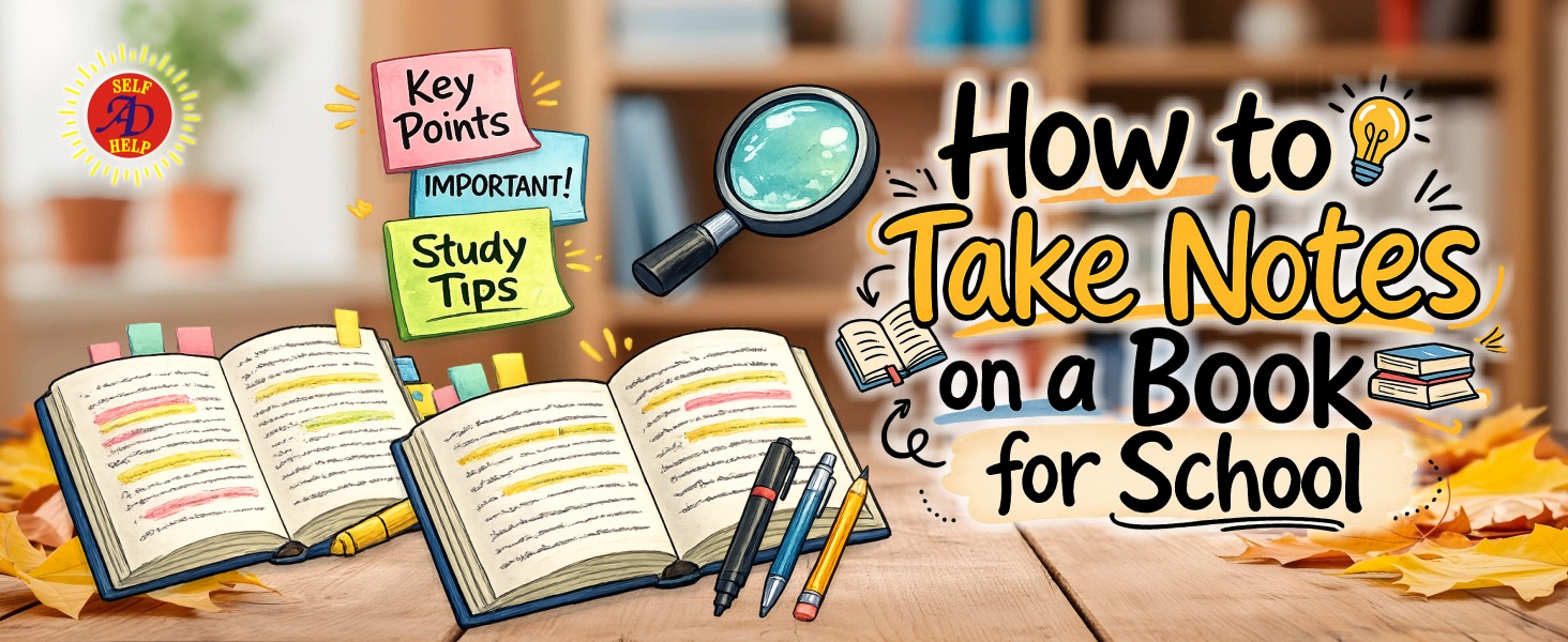 How to Take Notes on a Book for School